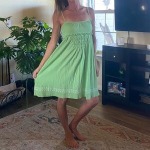 O’Neill Gauze Lime Green Dress